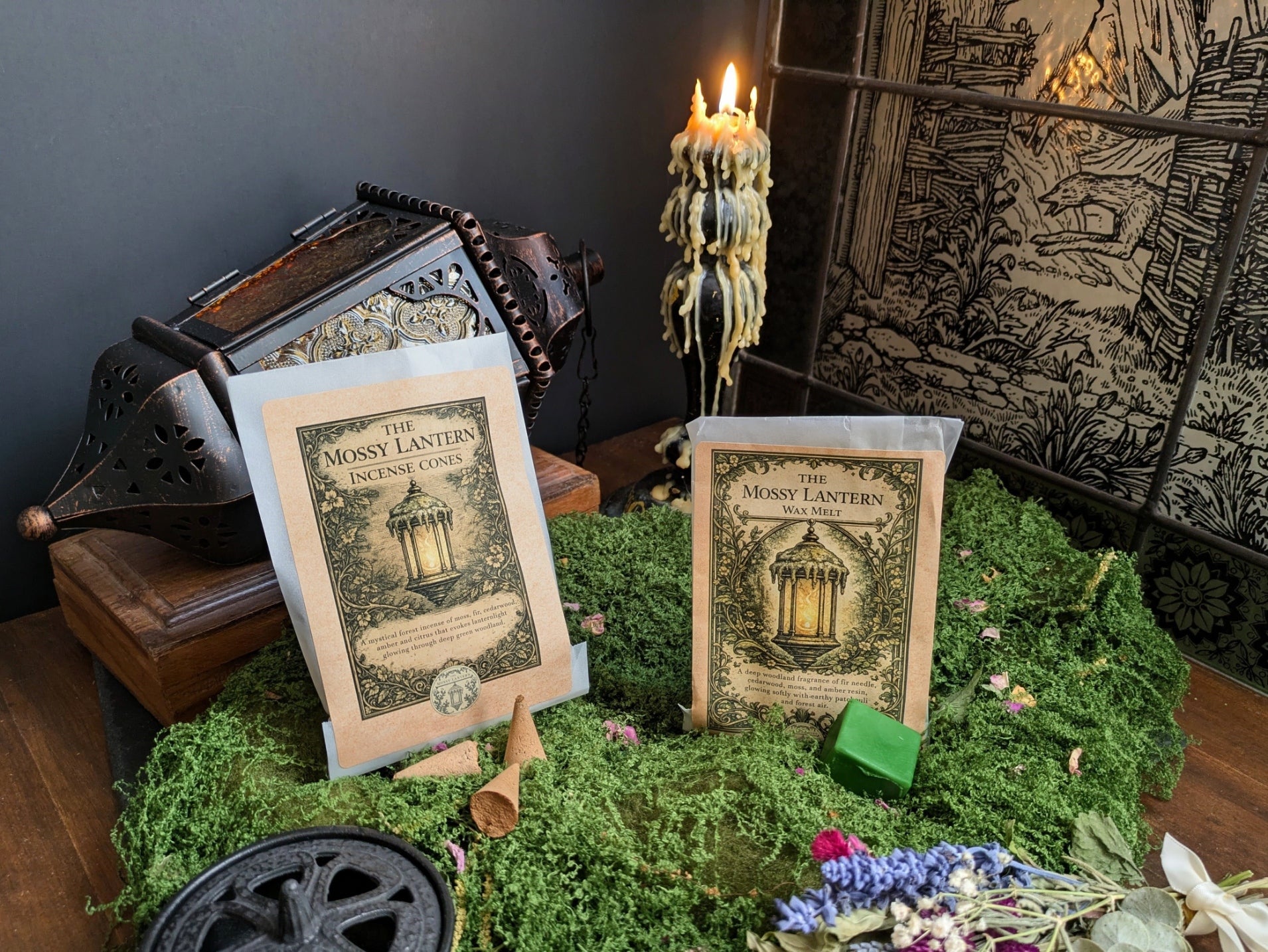 Smoke and Shadow Set - Pick 1 Incense + 1 Wax Melt