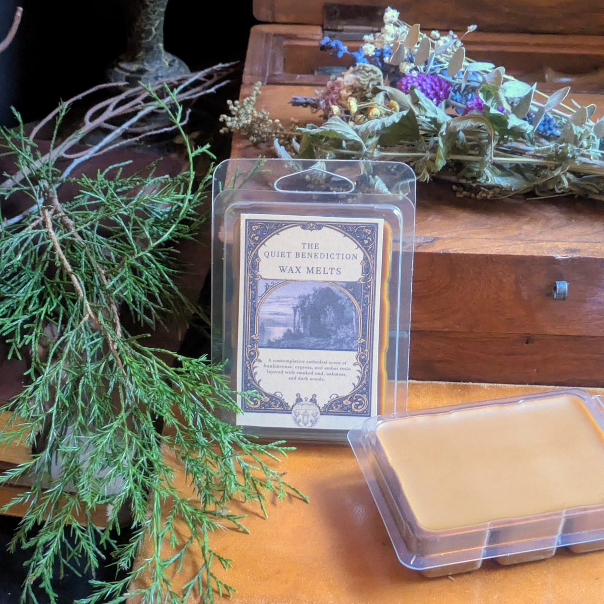 The Quiet Benediction (Patchouli + Elemi + Frankincense) Wax Melts