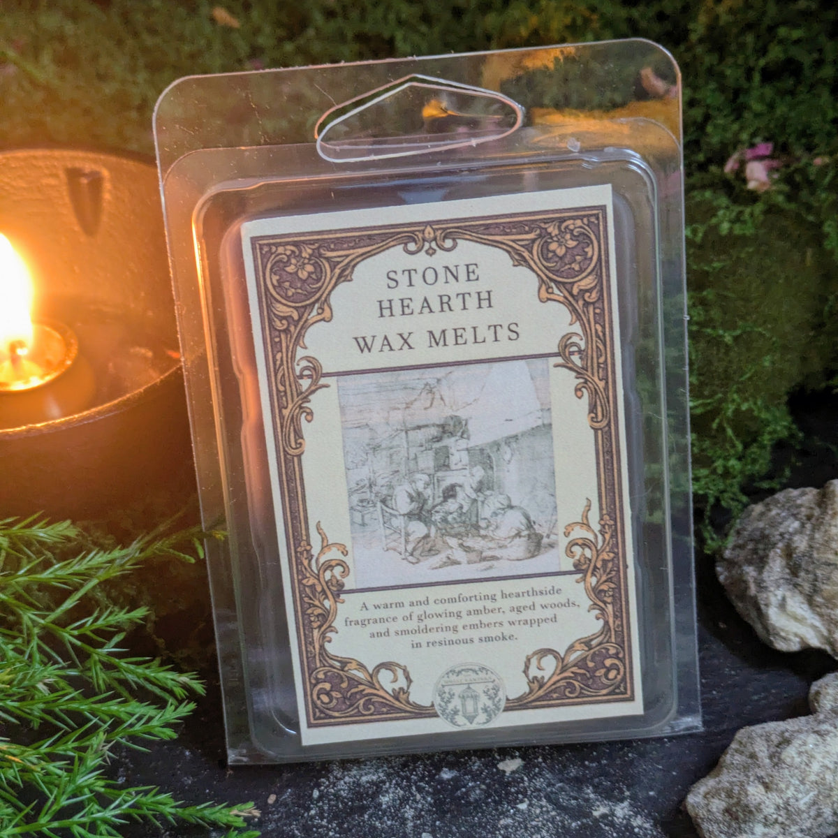 Stone Hearth (Cedarwood + Smoked Oud + Library) Wax Melts