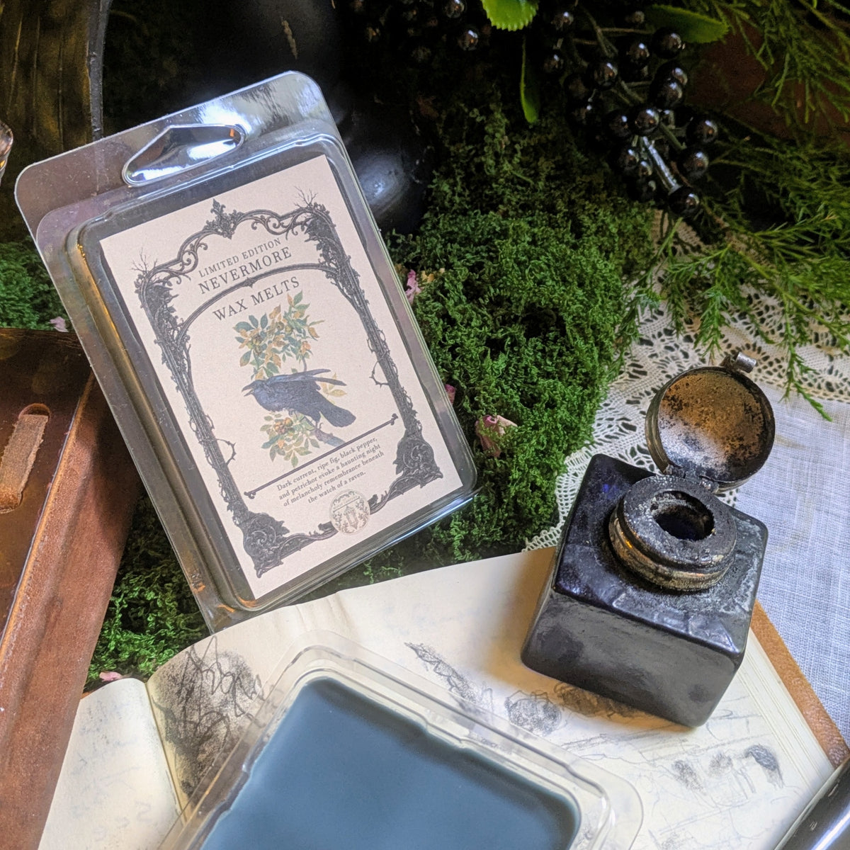 Nevermore (Petrichor + Juniper + Fig + Black Currant) Limited Edition Wax Melts