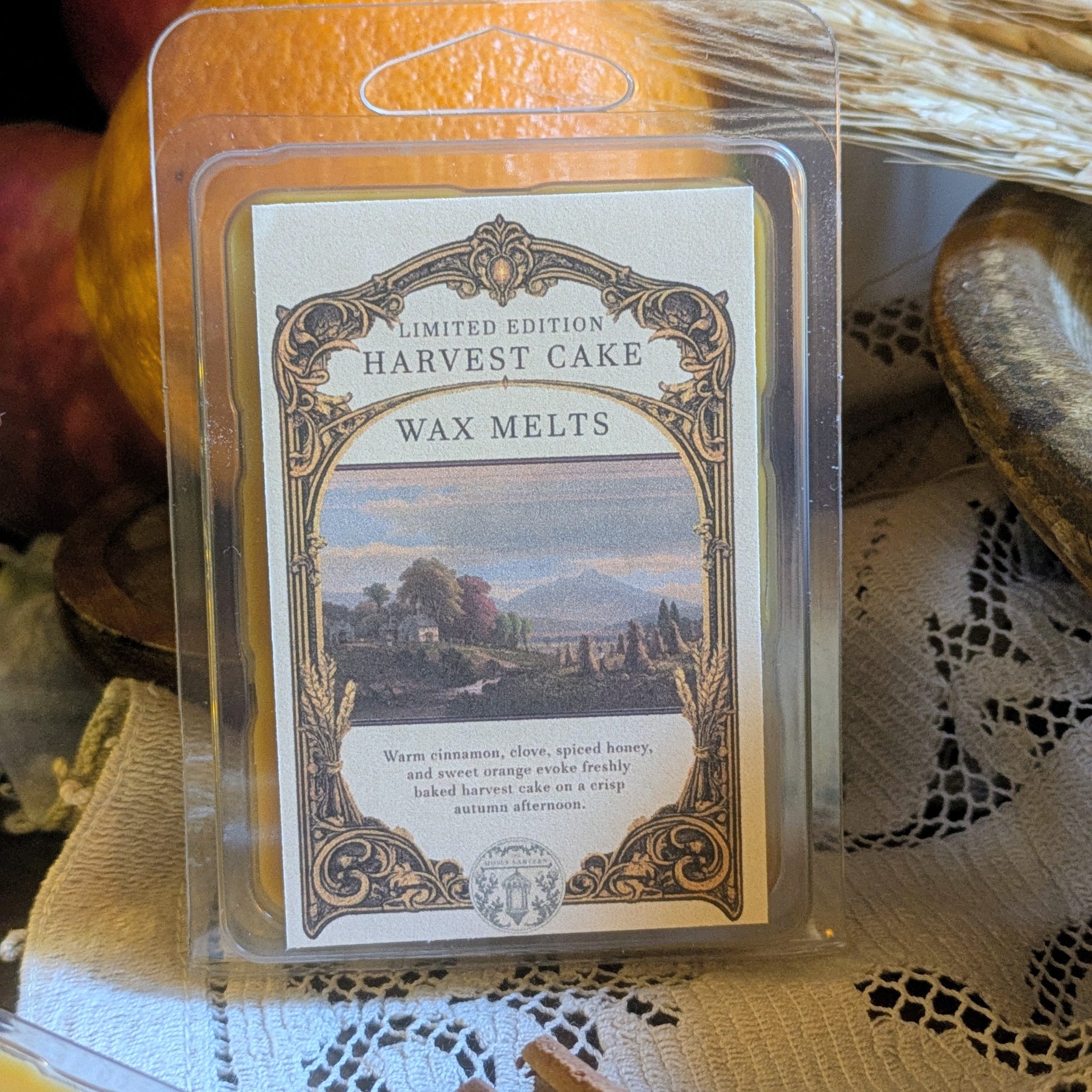 Harvest Cake (Spiced Honey + Cinnamon + Clove + Sweet Orange) Limited Edition Wax Melts
