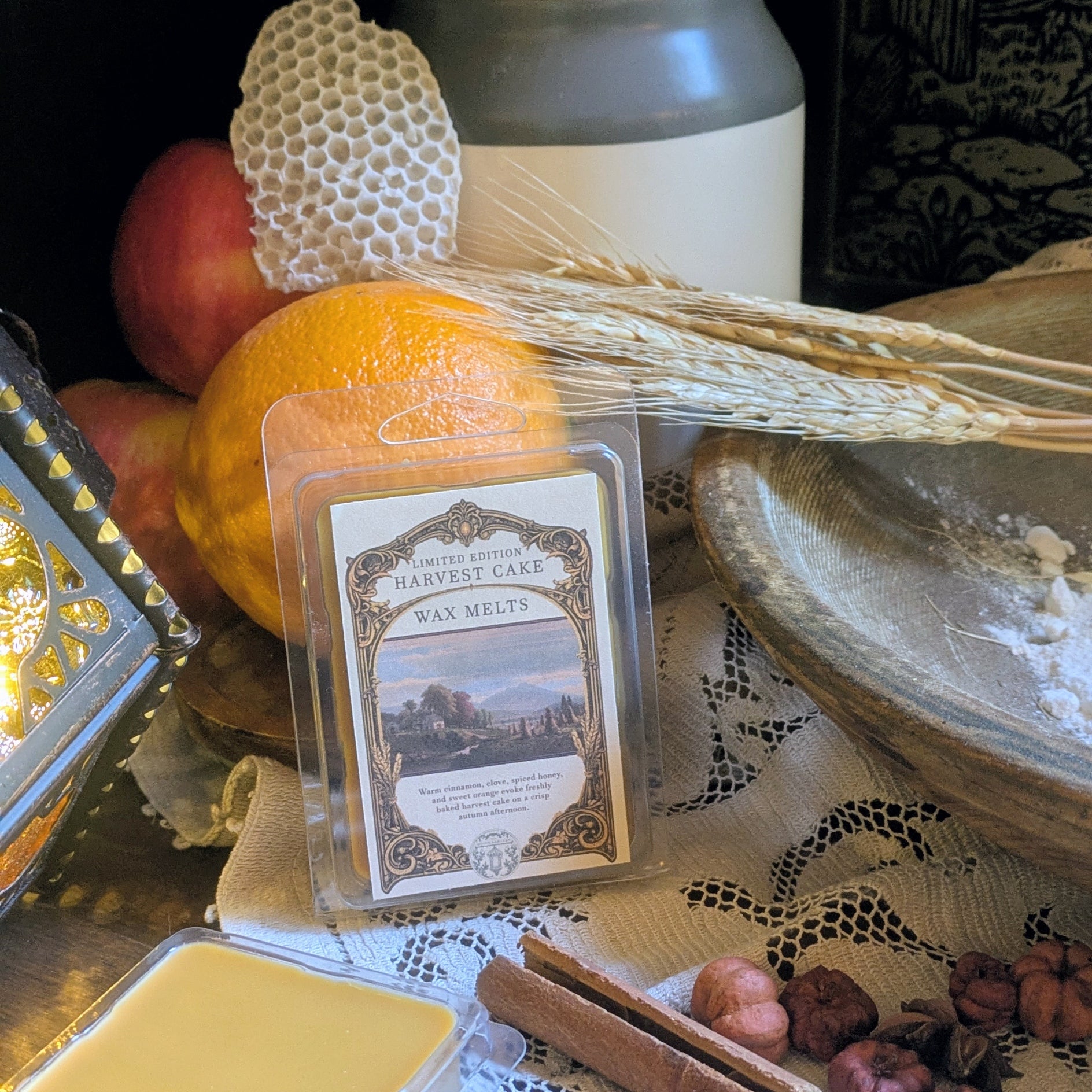 Harvest Cake (Spiced Honey + Cinnamon + Clove + Sweet Orange) Limited Edition Wax Melts