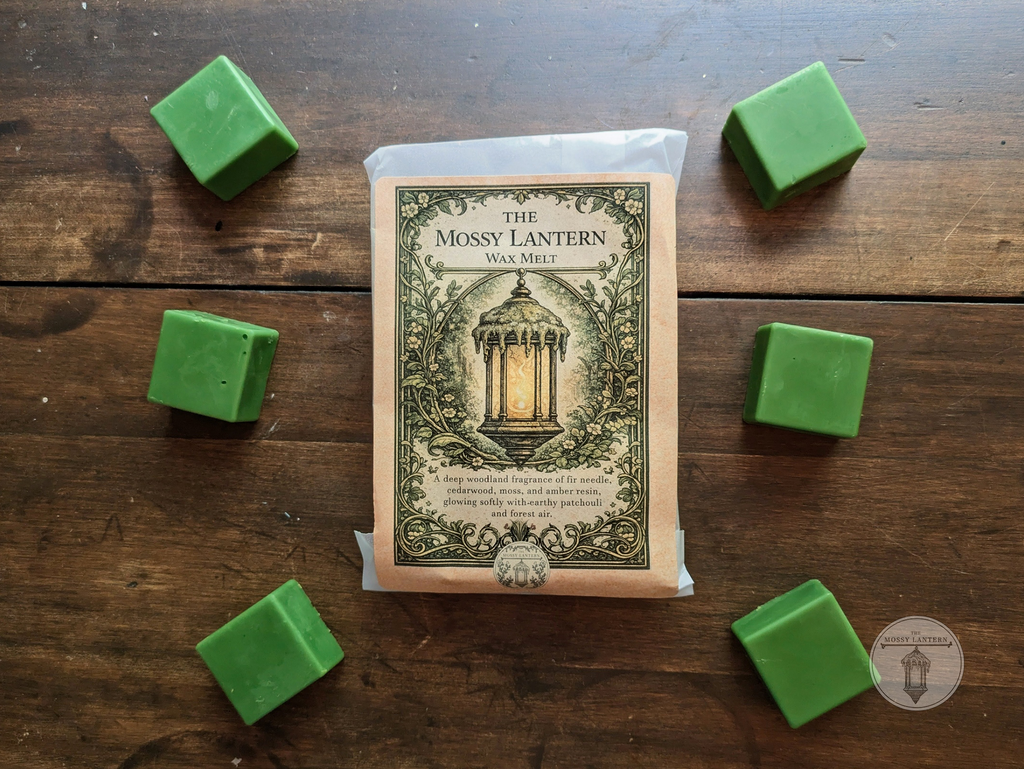 The Mossy Lantern (Moss + Cypress+ Amber) Wax Melts