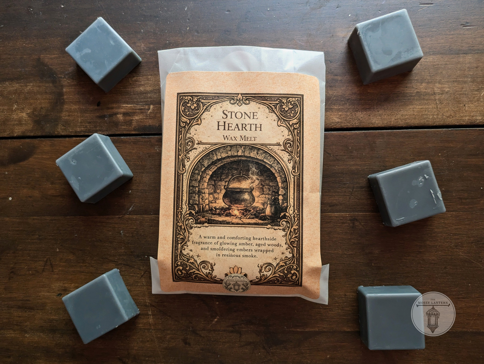 Stone Hearth (Cedarwood + Smoked Oud + Library) Wax Melts